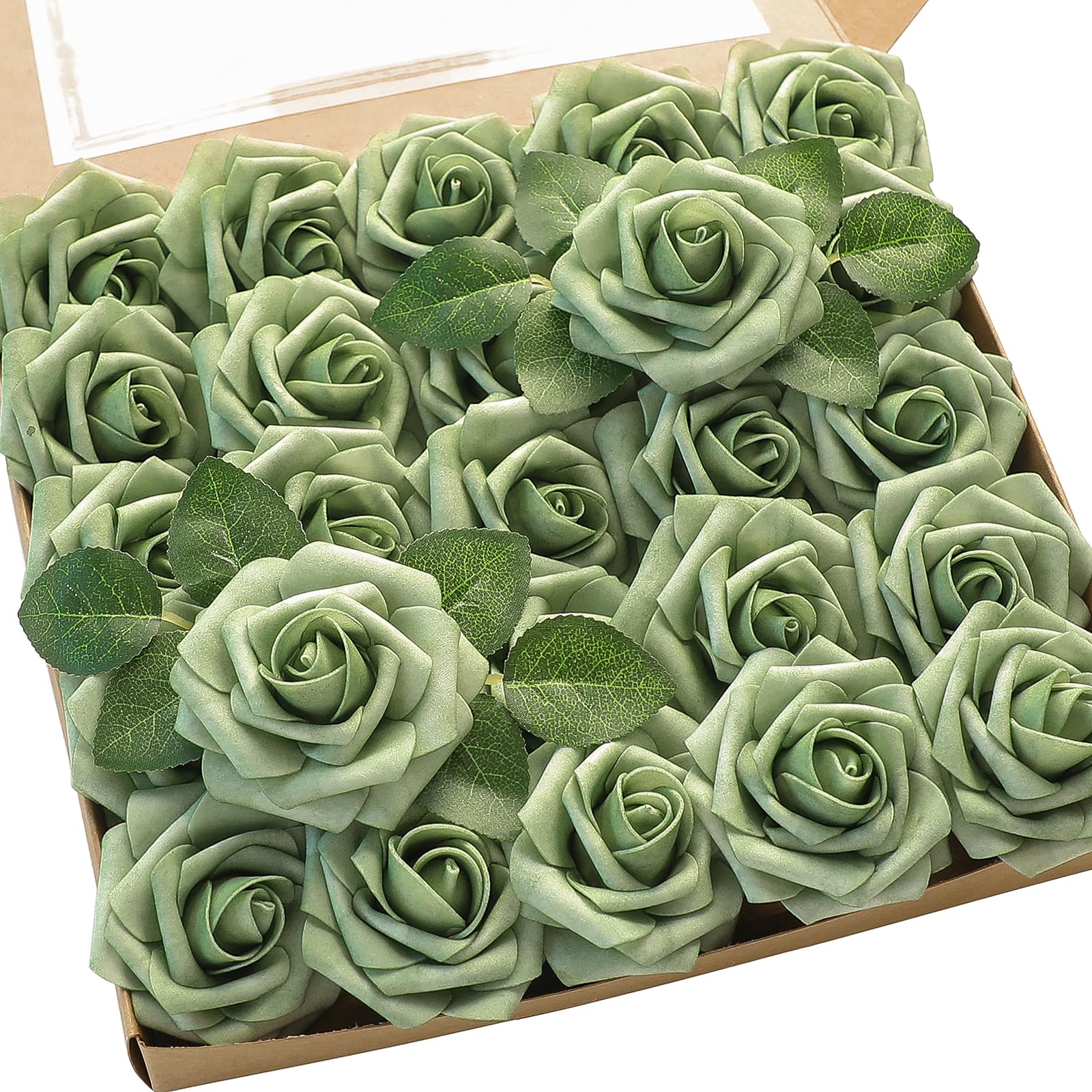 Florist Supply Bulk - Künstliche Blumen, 25 Stück, echt aussehende