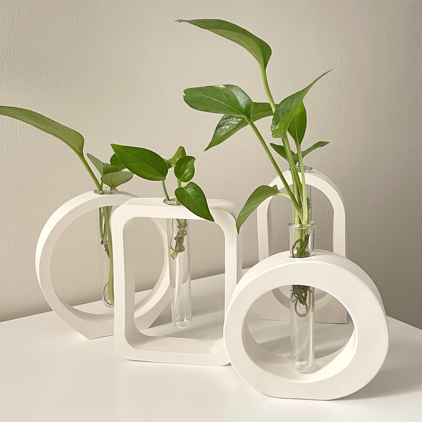 Florist Supply Vases - 4PCS Blume Vase Silikon Form Kristall
