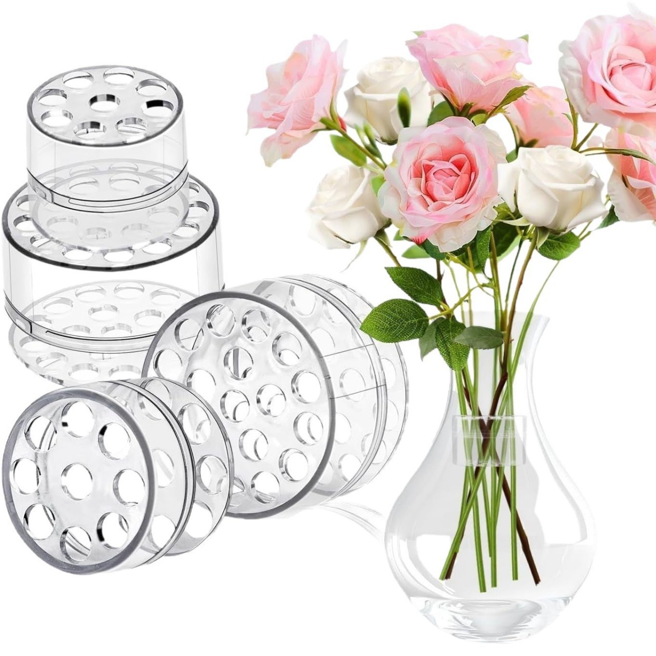Florist Supply Bulk - Spiralförmiger Ikebana-Stielhalter für Blumen Spiralstielhalter für