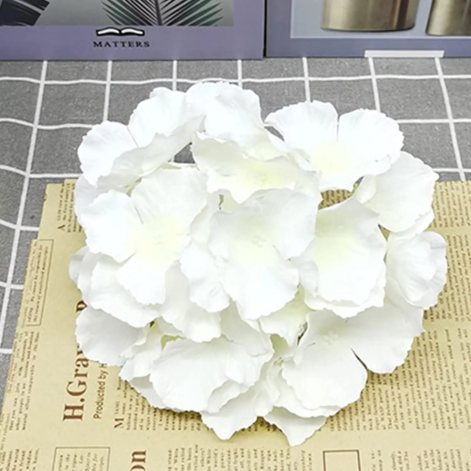 8 Zoll Große Seidenhortensienk – Florist Supply Bulk Bewertung und Preis