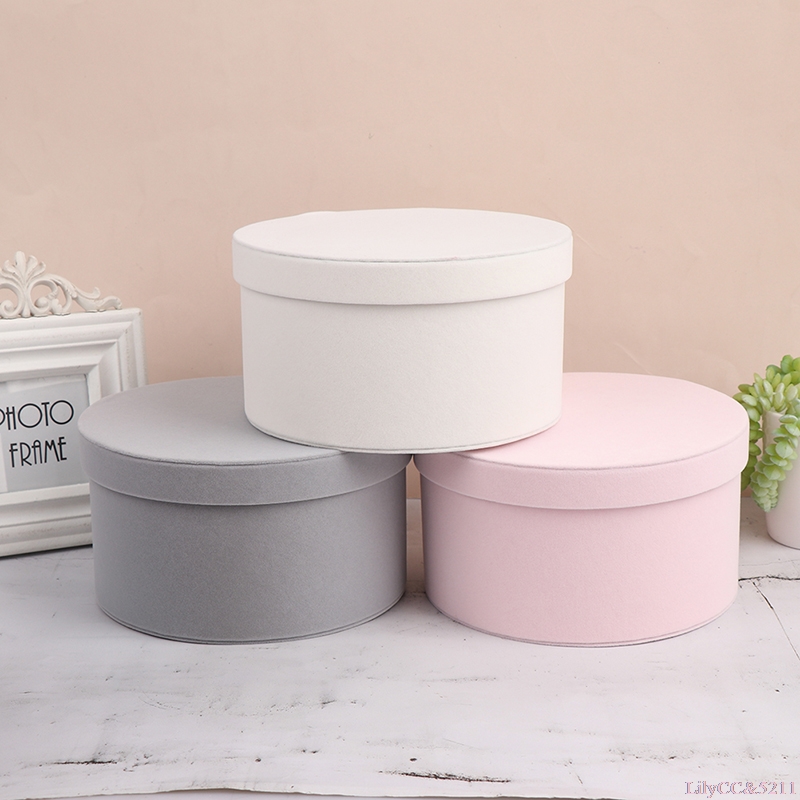 Runde Blumenbox aus Samt, Gesc – Florist Flower Supply Bewertung und Preis