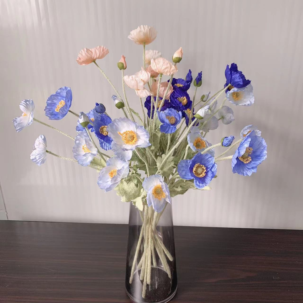 Gefälschte Mohn Seide Blumen l – Florist Supply Bulk Bewertung und Preis